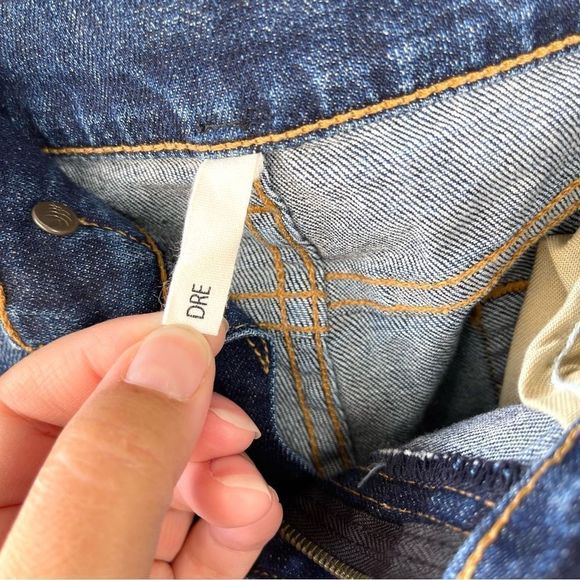 Rag & Bone Dre Skinny Distressed Dark Wash Jeans Colvin Size 26 - Picture 8 of 15